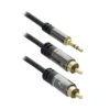 Ewent EW9237 audio cable 1.5 m 3.5mm 2 x RCA Black