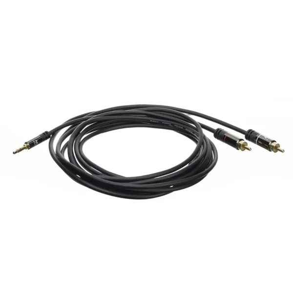 Ewent EW9237 audio cable 1.5 m 3.5mm 2 x RCA Black