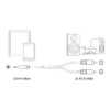 Ewent EW9237 audio cable 1.5 m 3.5mm 2 x RCA Black