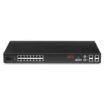 APC 16-Port IP KVM KVM switch Rack mounting Black