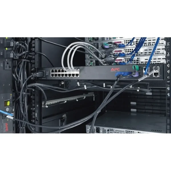APC 16-Port IP KVM KVM switch Rack mounting Black