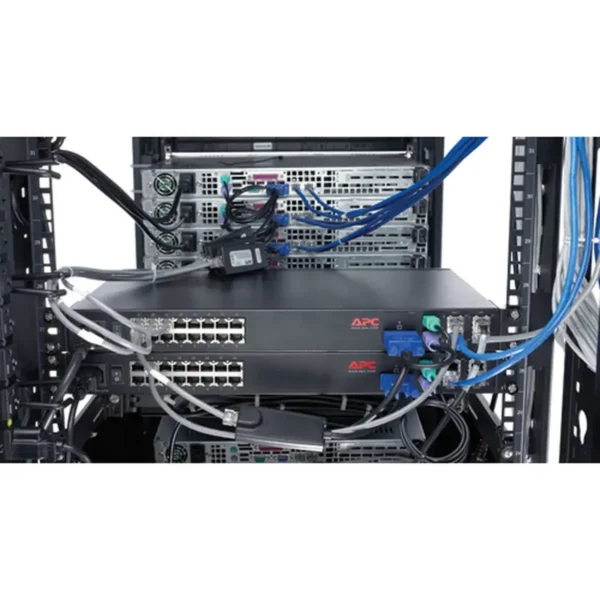 APC 16-Port IP KVM KVM switch Rack mounting Black