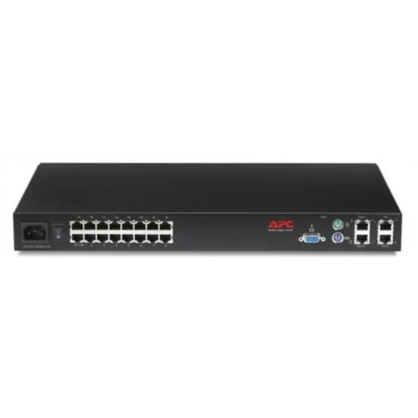 APC 16-Port IP KVM KVM switch Rack mounting Black