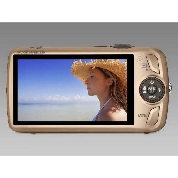 Canon Digital IXUS 200 IS 1/2.3″ Compact camera 12.1 MP CCD 4000 x 3000 pixels Gold