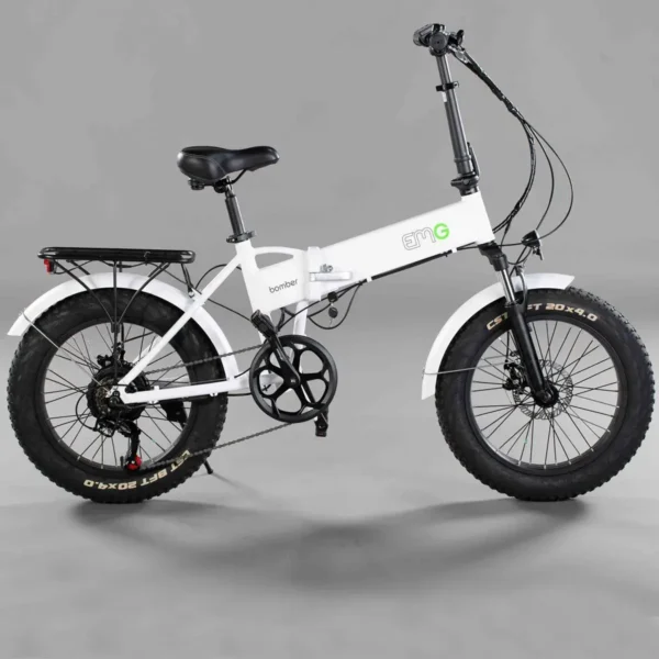 EMG Bomber White Aluminium 50.8 cm (20″) 28 kg Lithium