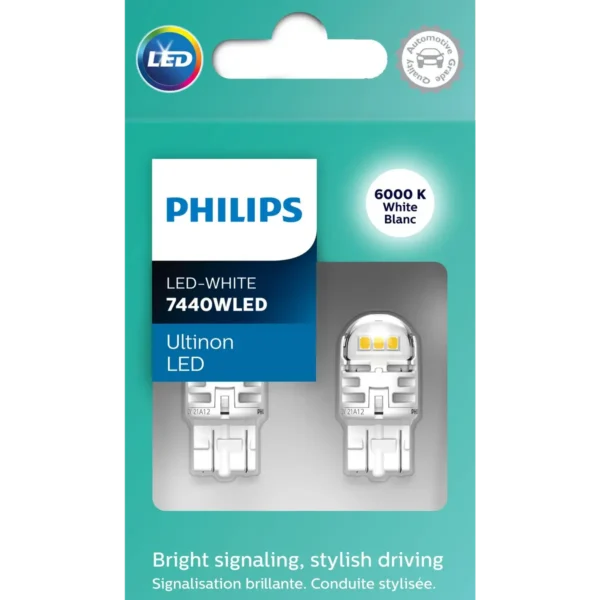 Philips 7440ULWX2 car light bulb W21 LED
