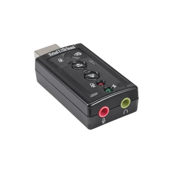 InLine USB Sound Card with Virtual 7.1 Surround Sound