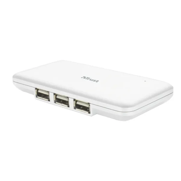Trust 7 Port Slimline USB 2.0 Hub 480 Mbit/s White