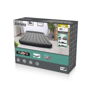 Bestway Tritech Air Mattress Queen with Built-in AC Pump 2.03 m x 1.52 m x 30 cm