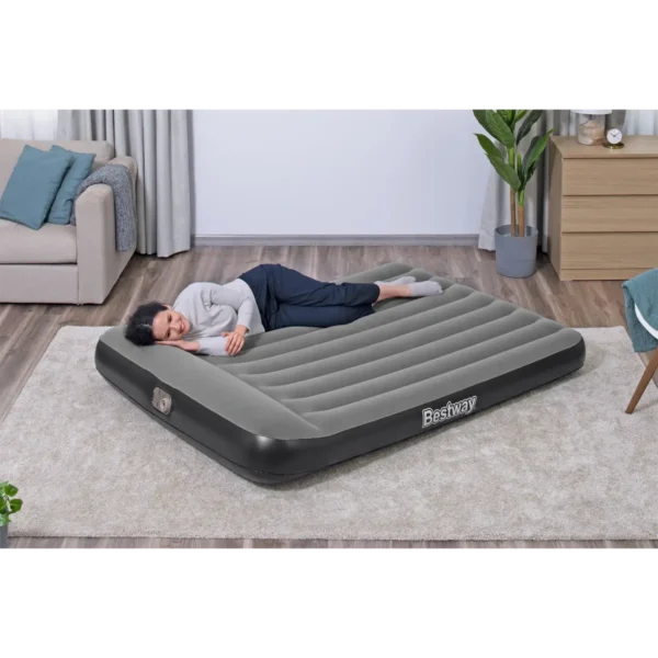 Bestway Tritech Air Mattress Queen with Built-in AC Pump 2.03 m x 1.52 m x 30 cm