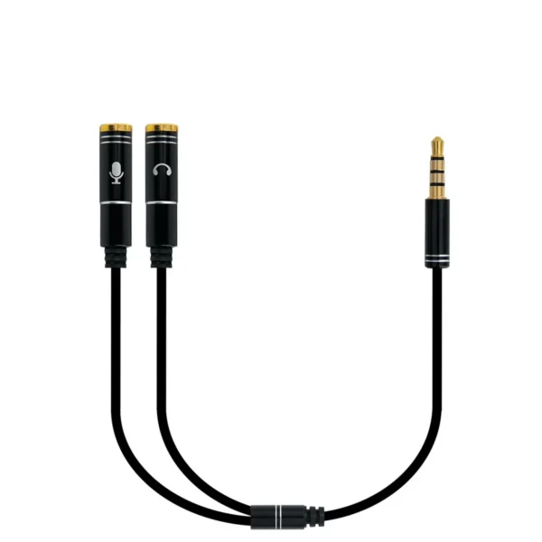 Ewent EC1641 audio cable 0.3 m 3.5mm 2 x 3.5mm Black
