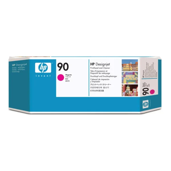 HP 90 Magenta DesignJet Printhead and Printhead Cleaner