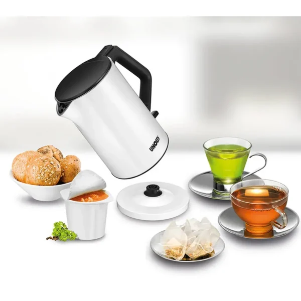 Unold 18520 electric kettle 1.4 L 2200 W Black, White