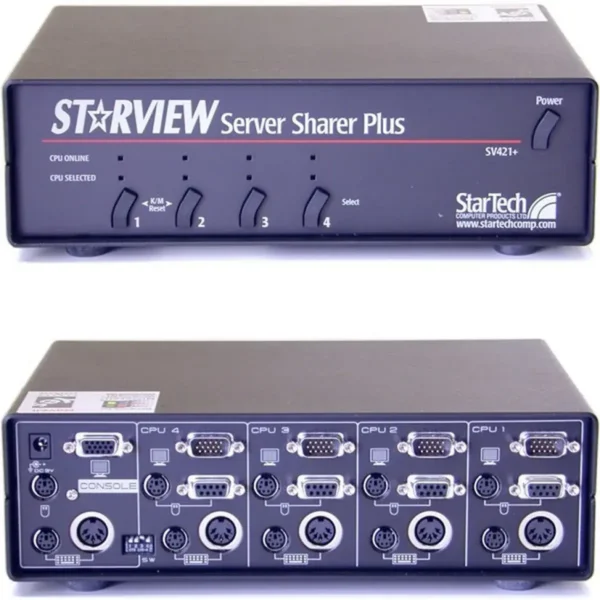 Neomounts SV421PLUS KVM switch Rack mounting Silver