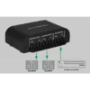 Techly IDATA AU-267 audio switch Black