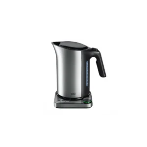 Braun WK 5115 electric kettle 1.7 L 3000 W Black, Silver
