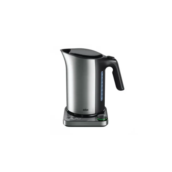 Braun WK 5115 electric kettle 1.7 L 3000 W Black, Silver