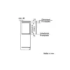 Siemens KI22LAD40 combi-fridge Built-in 124 L White