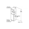 Siemens KI22LAD40 combi-fridge Built-in 124 L White