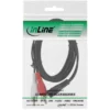 InLine Audio cable 2x RCA male / 3.5mm Stereo male 0.5m