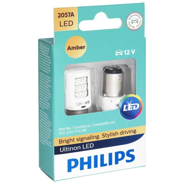 Philips 2057AULAX2 car light bulb P21/5 LED