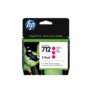 HP 712 3-pack 29-ml Magenta DesignJet Ink Cartridge