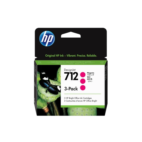HP 712 3-pack 29-ml Magenta DesignJet Ink Cartridge