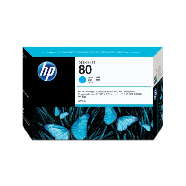 HP 80 350-ml Cyan Ink Cartridge