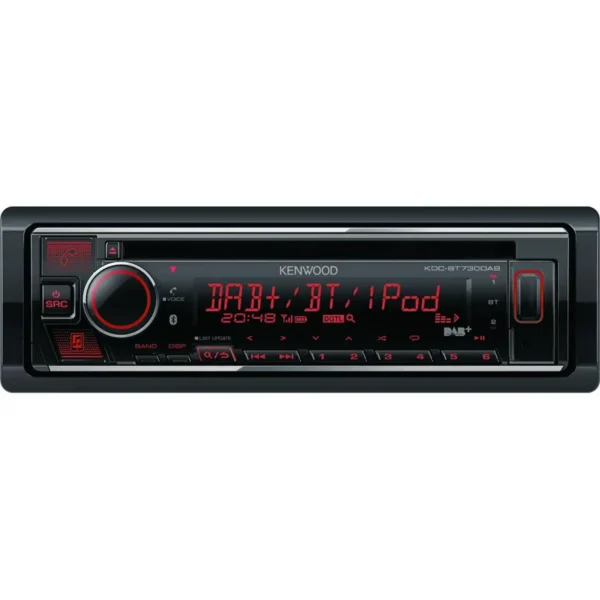 Kenwood KDC-BT730DAB car media receiver Black 88 W Bluetooth