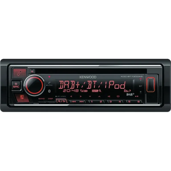 Kenwood KDC-BT730DAB car media receiver Black 88 W Bluetooth