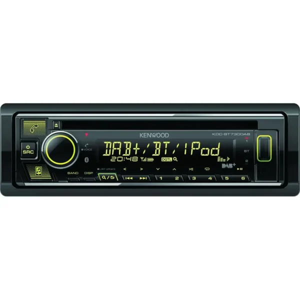 Kenwood KDC-BT730DAB car media receiver Black 88 W Bluetooth