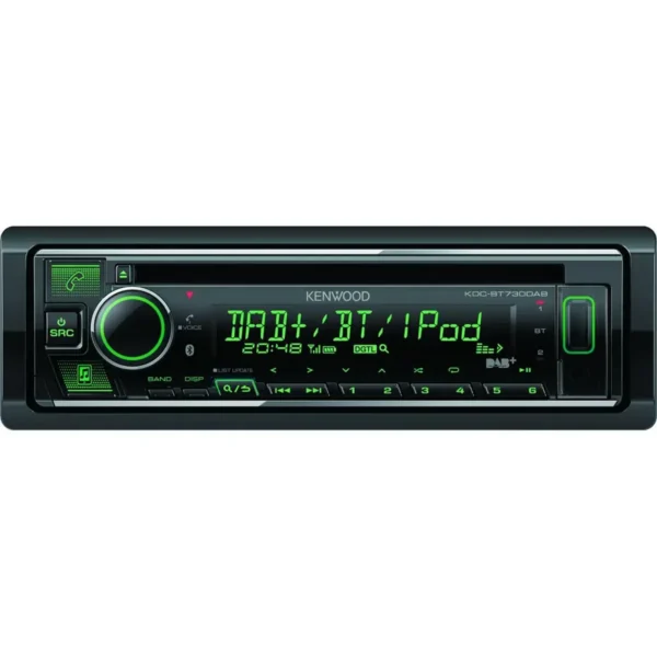 Kenwood KDC-BT730DAB car media receiver Black 88 W Bluetooth