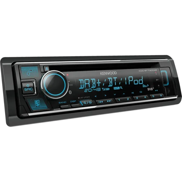 Kenwood KDC-BT730DAB car media receiver Black 88 W Bluetooth