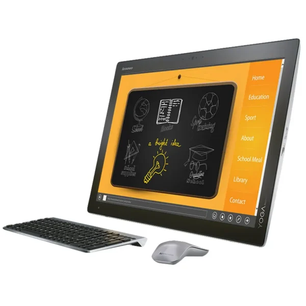 Lenovo Yoga Home 900 Intel® Core™ i5 i5-5200U 68.6 cm (27″) 1920 x 1080 pixels Touchscreen All-in-One PC 8 GB DDR3L-SDRAM 1 TB Hybrid-HDD NVIDIA® GeForce® GT 940A Windows 10 Home Black, Silver