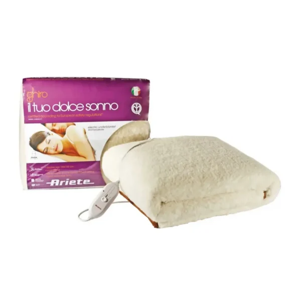 Ariete 8813 Electric blanket 60 W Beige Wool