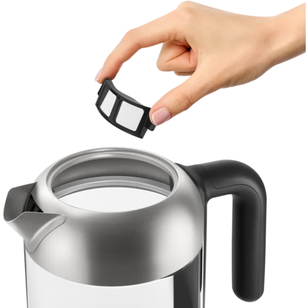Philips 5000 series HD9339/80R0 electric kettle 1.7 L 2200 W Black, Silver, Transparent