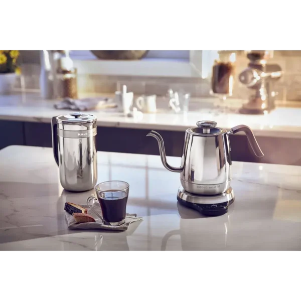 KitchenAid Precision Gooseneck electric kettle 1 L 1000 W Stainless steel