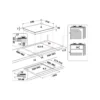 Whirlpool GOA 6423/NB Black Built-in 60 cm Gas 4 zone(s)