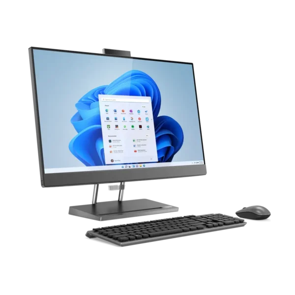 Lenovo IdeaCentre 5 Intel® Core™ i7 i7-12700H 68.6 cm (27″) 2560 x 1440 pixels Touchscreen All-in-One PC 16 GB DDR5-SDRAM 512 GB SSD Windows 11 Home Wi-Fi 6 (802.11ax) Grey