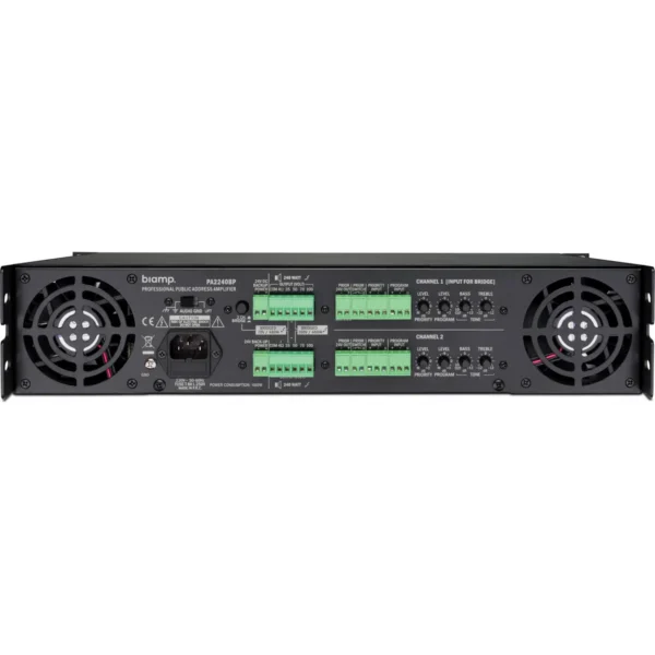 Biamp Commercial Audio PA2240BP 1.0 channels Performance/stage Black