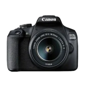 Canon EOS 2000D BK 18-55 IS II EU26 SLR Camera Kit 24.1 MP CMOS 6000 x 4000 pixels Black