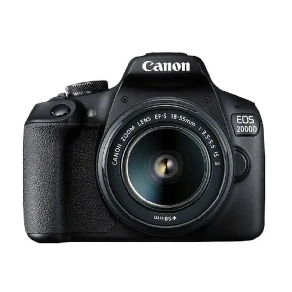 Canon EOS 2000D BK 18-55 IS II EU26 SLR Camera Kit 24.1 MP CMOS 6000 x 4000 pixels Black
