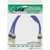 InLine RCA Y-Cable Premium 1x RCA female / 2x RCA male gold plated 0.25m