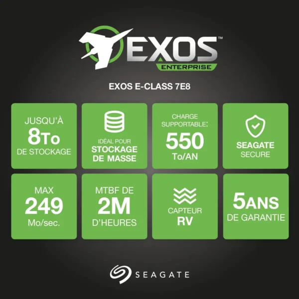 Seagate Enterprise ST8000NM0075 internal hard drive 8 TB 7200 RPM 256 MB 3.5″ SAS