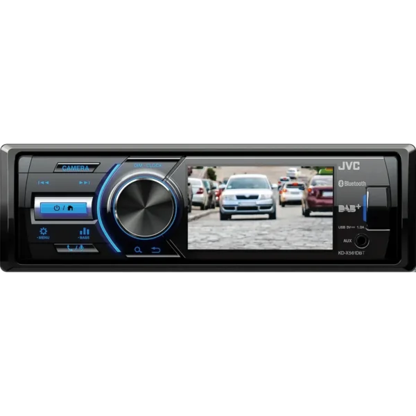 JVC KD-X561DBT car media receiver Black, Blue 180 W Bluetooth