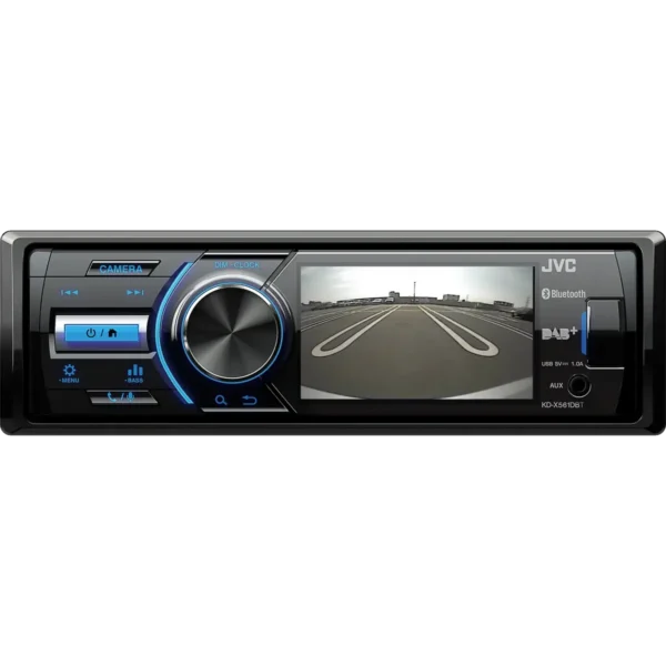 JVC KD-X561DBT car media receiver Black, Blue 180 W Bluetooth