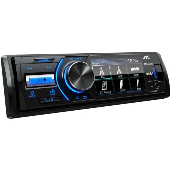 JVC KD-X561DBT car media receiver Black, Blue 180 W Bluetooth