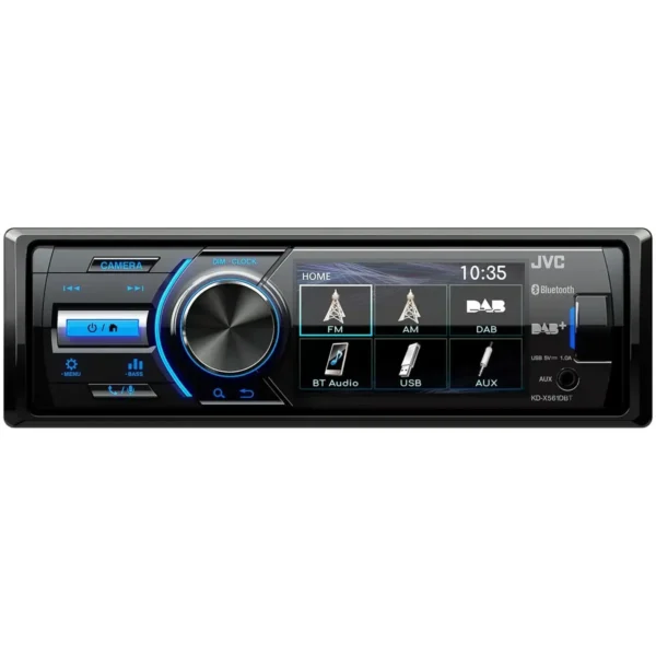 JVC KD-X561DBT car media receiver Black, Blue 180 W Bluetooth