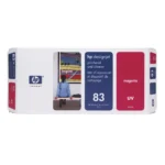 HP 83 Magenta DesignJet UV Printhead and Printhead Cleaner
