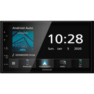 Kenwood 6.8″ Mechless Digital Media AV Receiver with Enhanced Wired Smartphone Connections & Bluetooth Connectivity